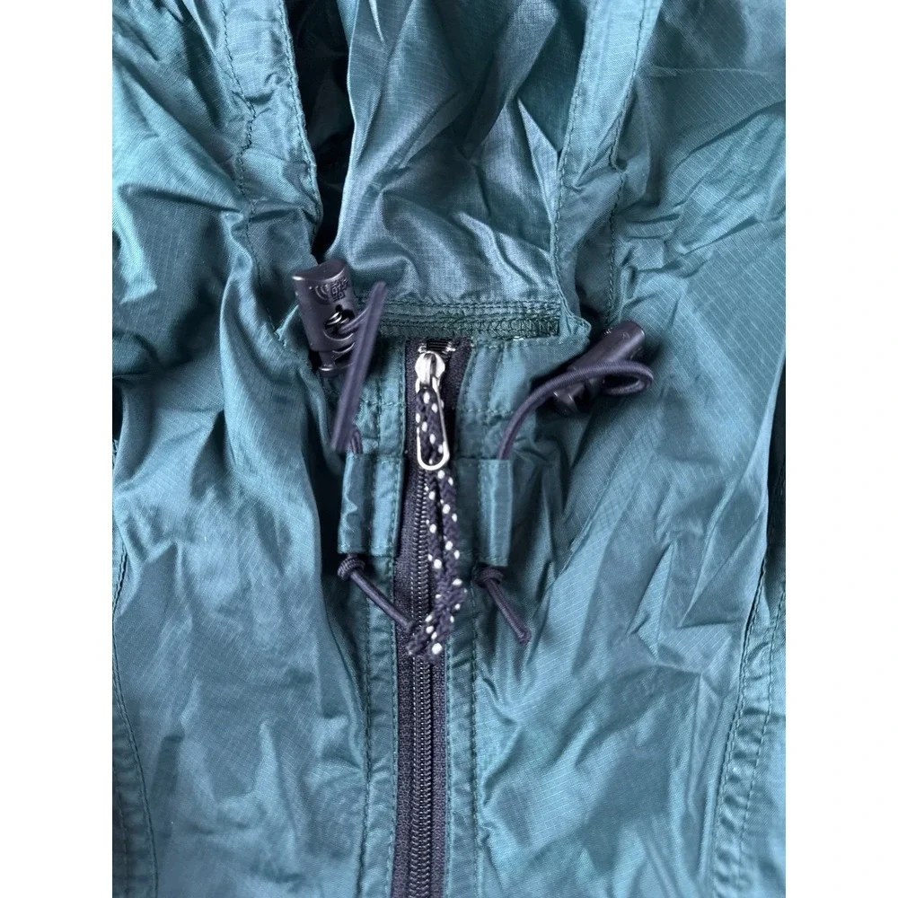 Vintage North Face Anorak Pullover Windbreaker Jacket Forest Green Size S